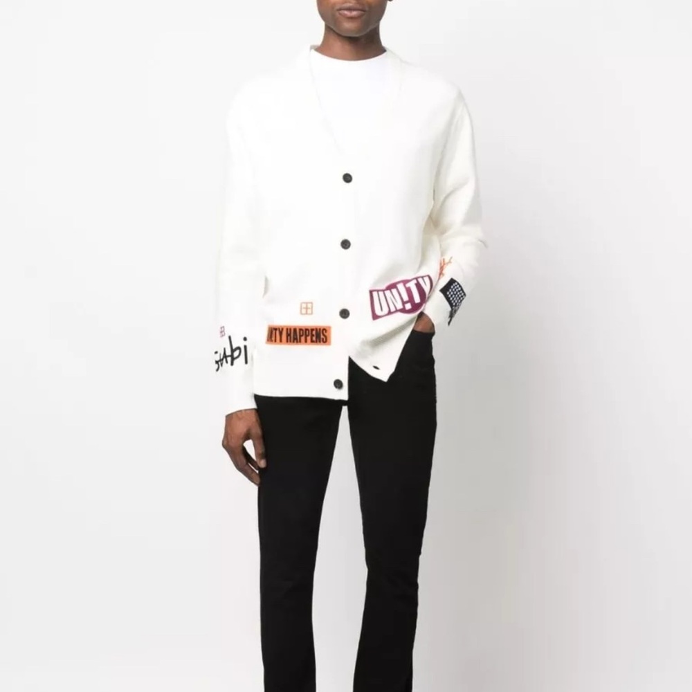 Ksubi Collective Cardigan White 2XL NWT $345 - Picture 6 of 6
